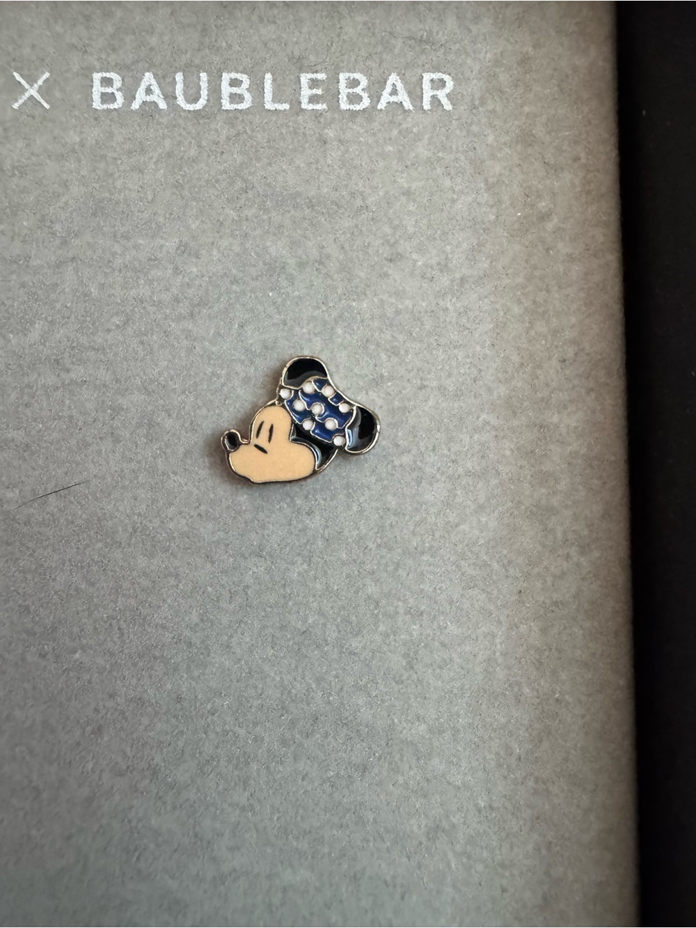 Disney x BaubleBar Mickey & Minnie Mouse Enamel Stud Earrings NIB - Picture 3 of 4